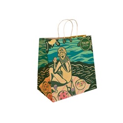 BAG PAPER KRAFT JUMBO TWIST HANDLE (355X220X370MM) 150S # BAG-TA-T-J-ISK ISK