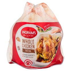 CHICKEN WHOLE #14 9S # 1291400 INGHAMS