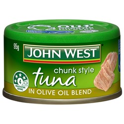 TUNA IN OLIVE OIL (24 X 95GM) #34564 JOHN WEST