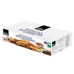 BLUE GRENADIER PORTIONS 110GM LIGHTLY SALTED BATTERED  3.3KG # 1010201157 KBS