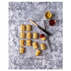 SAUSAGE ROLL PARTY KING ISLAND BEEF (6 X 420GM) # 1000797 HERBERT ADAMS