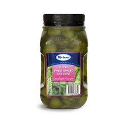 GHERKINS SLICED 2.2KG(6) # 2427073 RIVIANA