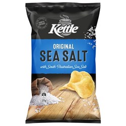 CHIPS SEA SALT (12 X 175GM) KETTLE