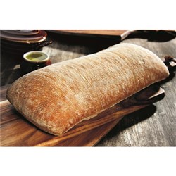 BREAD CIABATTA LOAF STONE BAKED 90%  (13 X 375GM) # BCL6413 LAURENT