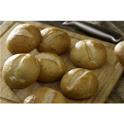 BREAD ROLL DINNER WHITE ROUND PBAKE (90 X 35GM) # BWR6101 LAURENT