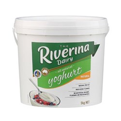 YOGHURT NATURAL 5KG # 401115 RIVERINA