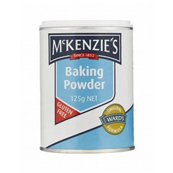 BAKING POWDER 125GM(6) #W000286 MCKENZIES