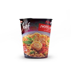 NOODLE CHEF CUP CURRY LAKSA (8 X 72GM) # ECNCLM MAMEE