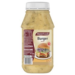 SAUCE BURGER 2.2KG(6) # 389206 MASTERFOODS