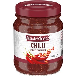 CHILLI CHOPPED FINE 160GM(6) # 246293 MASTERFOODS