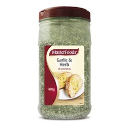 SEASONING HERB & GARLIC 700GM(6) # 156931 MASTERFOODS