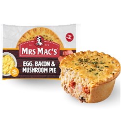 PIE EGG BACON & MUSHROOM (18 X 110GM) # 15070 MRS MACS