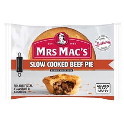 PIE SLOW COOKED BEEF SB (12 X 175GM) # 13312 MRS MACS