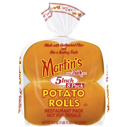 BREAD ROLL POTATO 5" (32 X 96GM) # MPR5 MARTINS