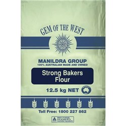 FLOUR STRONG BAKERS 12.5KG # 100118 GOW MANILDRA