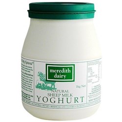 YOGHURT SHEEP MILK 1KG(6) # cyogshe1m MEREDITH