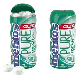 MINT SPEARMINT POCKET BOTTLE (10 X 30GM) # 946918 MENTOS