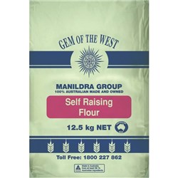 FLOUR SELF RAISING 12.5KG # 100126 MANILDRA