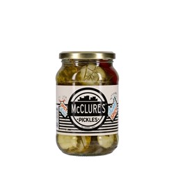 PICKLES SWEET & SPICY CRINKLE CUT 500GM(6) # MCPXT502 MCCLURES