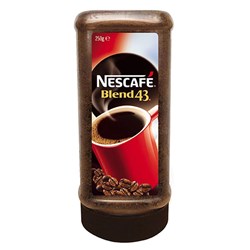 COFFEE BLEND 43 BEVERAGE BAR  250GM(12) #102297 NESCAFE