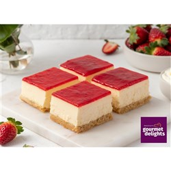 SLICE STRAWBERRY CHEESECAKE 2.19KG(4) # 1-756 PRIESTLEY'S