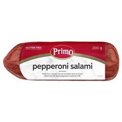 SALAMI PEPPERONI 200GM(10) #1854 PRIMO