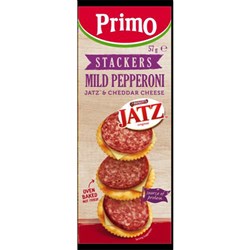 SNACK JATZ MILD PEPPERONI & TASTY CHEESE (7 X 50GM) # 2008 PRIMO