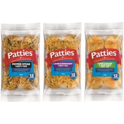 PIE PARTY VARIETY PACK 72S # 1006102 PATTIES