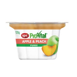 PUREE APPLE PEACH (24 X 120GM) # 01708781592X PROVITAL SPC
