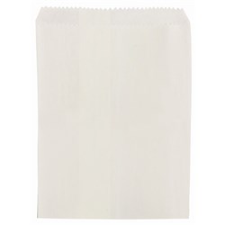 BAG WHITE PAPER FLAT #1/2 LOLLY (160MM X 115MM) 1000S # CA-WF1/2 CASTAWAY