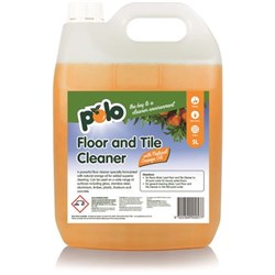 CLEANER FLOOR & TILE WITH NATURAL ORANGE 5LT(4) # 3142005 POLO CITRUS