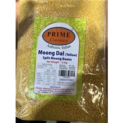 BEANS MOONG DAL YELLOW WASHED 5KG # PPMD05 PRIME CLASSICS