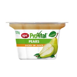 PEAR DICED SNACK (24 X 120GM) # 01702427592X PROVITAL SPC