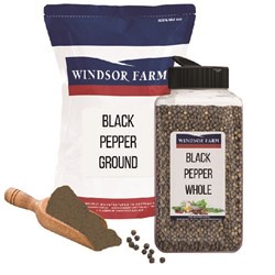 PEPPER BLACK WHOLE 1KG ( 10 ) #PEPP419SS-1 WINDSOR FARM