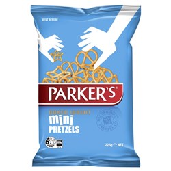 PRETZEL MINI 225GM(12) PARKERS