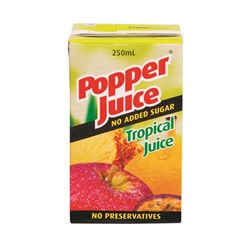 JUICE POPPER TROPICAL 100% (6 X 4 X 250ML) # 0943 GOLDEN CIRCLE