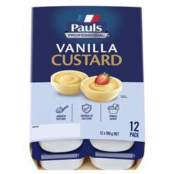CUSTARD VANILLA PC (4 X 12 X 100GM) # 230180 PAULS