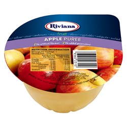 PUREE APPLE PC (48 X 120GM) # 2426215 RIVIANA