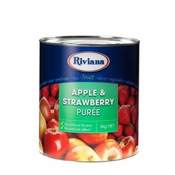 PUREE APPLE STRAWBERRY 3KG (3) # 2426109 RIVIANA