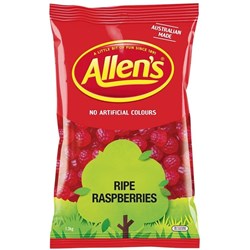 LOLLY RASPBERRIES RIPE 1.3KG(6) # 109107 ALLENS