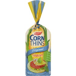 CORN THINS ORIGINAL (6 X 150GM) REAL FOODS