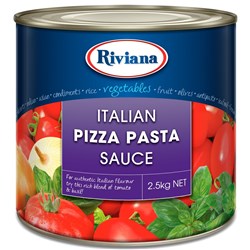 SAUCE PIZZA & PASTA 2.5KG(3) # 2479078 RIVIANA