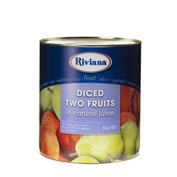 TWO FRUITS DICED NATURAL JUICE CHINESE A10(3) # 2423871 RIVIANA