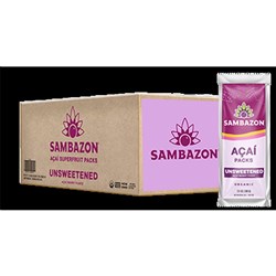 ACAI UNSWEETENED (80 X 100GM) # 1841100337 SAMBAZON