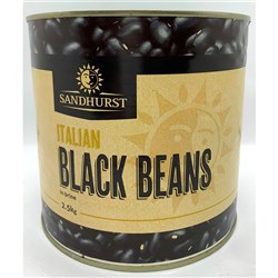 BEANS BLACK WHOLE 2.5KG (6) # BLACKBA9 SANDHURST