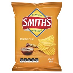 CHIPS BBQ (15 X 45GM) SMITHS