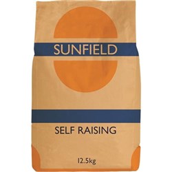 FLOUR SELF RAISING 12.5KG # 85569 SUNFIELD