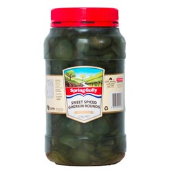 GHERKINS SLICED 2.2KG(6) #FGF030 SPRING GULLY