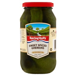 GHERKINS WHOLE 550GM(6) # FGR060 SPRING GULLY