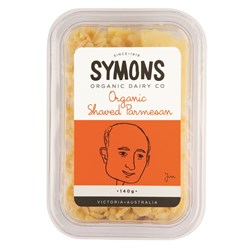 PARMESAN SHAVED ORGANIC 140G (6) # SOD005 SYMONS